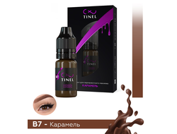 Коричневый пигмент для бровей Тинель В7 «Карамель»