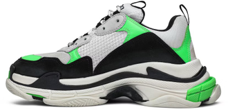 Balenciaga Triple S Trainer White Green Fluo