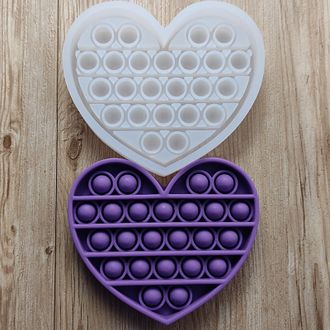 Молд  "Поп-ит Сердце"