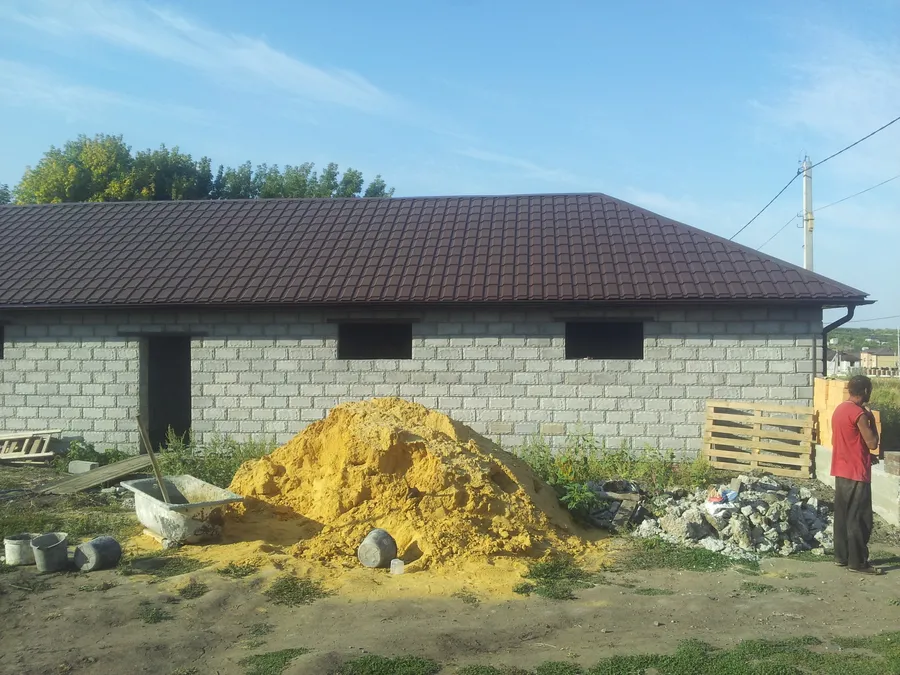Монтаж блоков по системе теплостен.
Дома БЭСТ Саратов.