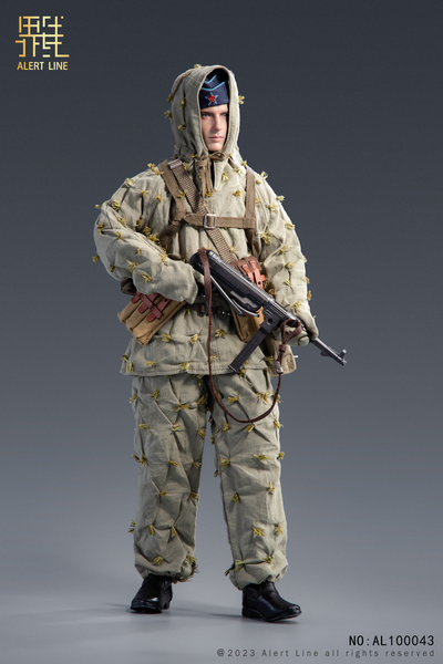 Советский десантник периода ВОВ - Коллекционная ФИГУРКА 1/6 scale WWII Soviet Airborne Forces (AL100043) - ALERT LINE