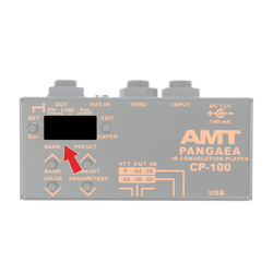 OLED дисплей прибора AMT Pangaea CP-100