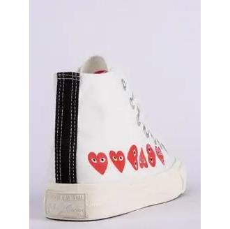 Кеды Converse Play Comme Des Garçons Love белый