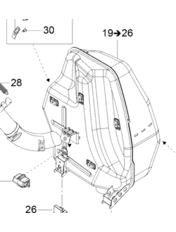 Глушитель (муфлер) оригинал BRP 514055055/514054747 для BRP LYNX/Ski-Doo