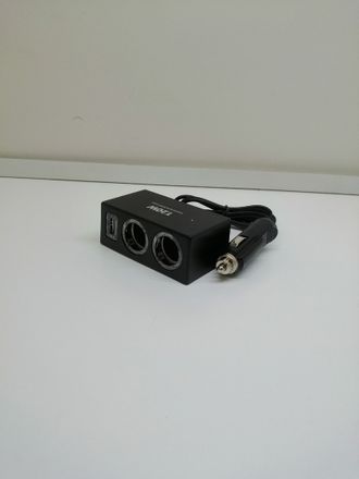 Разветвитель на 2 прикуривателя + USB Olesson 1522 (гарантия 14 дней)
