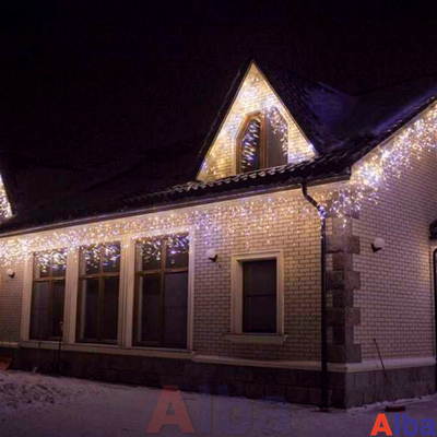 Бахрома 3*0.5 м СИНИЙ+БЕЛЫЙ, постоянное свечение IP 54