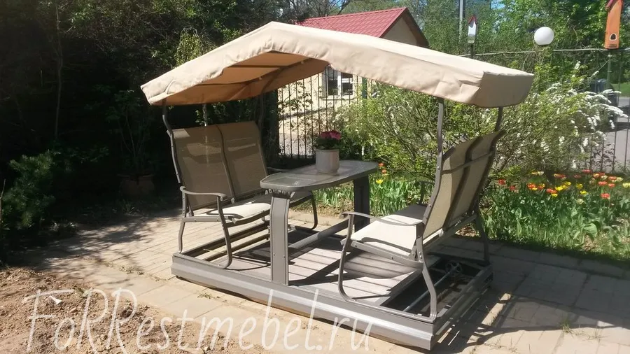 Маятниковые садовые качели Grain