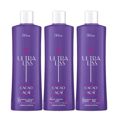 Набор BB One Ultra Liss Cacao &amp; Acai 3x500 мл.