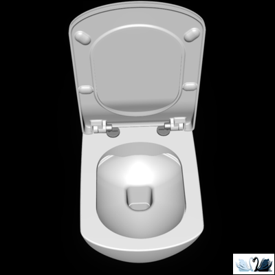 Унитаз Creavit Elegant EG321-11CB00E-0000 с сиденьем микролифт, подвесной, безободковый