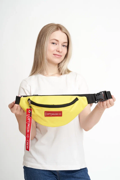 Сумка на пояс Optimum Mini RL, желтая