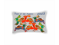 Подушка горизонтальная год Кролика №18