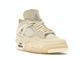 Nike Air Jordan Retro 4 Off White Sail сбоку