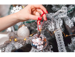 Елочный шар с фото