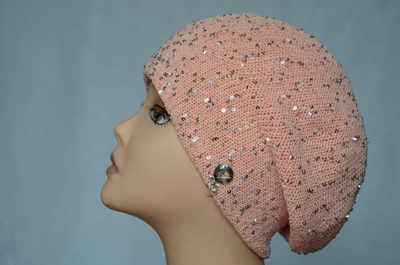 Весенний берет женский Vizio Италия S A 4 персиковый