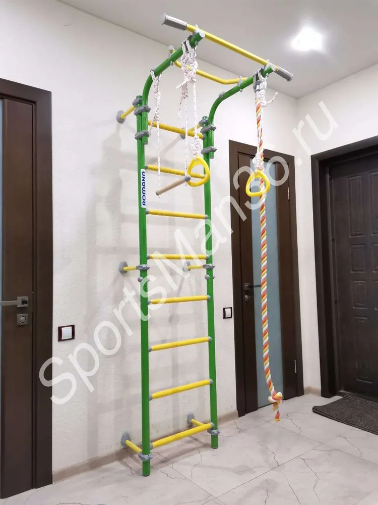 ШВЕДСКАЯ СТЕНКА ROMANA NEXT 1, цвет металла - зеленый