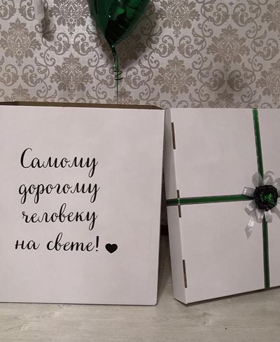 Коробка-сюрприз "Сердца"