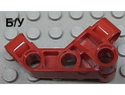 ! Б/У - Bionicle Matoran Back, Liftarm 4 x 4 x 2, Red (44137 / 4190168) - Б/У
