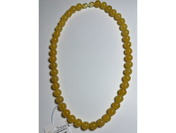 Бусы шары из натурального янтаря