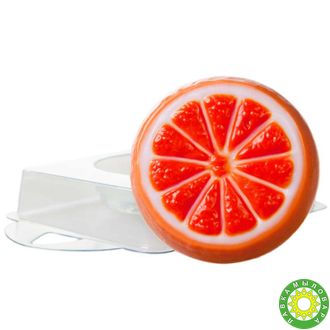 Пластиковая форма для мыла Апельсин сочный