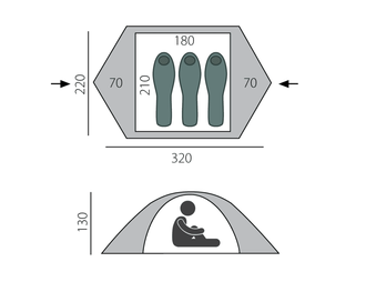 Палатка BTrace Point 3