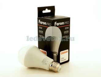 Лампа LED А65 20w E27 Feron.Pro LB-1020