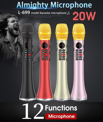 Профессиональный караоке-микрофон L-699 DSP  20w