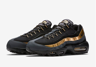 Nike 95 black gold store