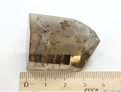 Кварц дымчатый, кристалл полированный, Бразилия (40*30*25 мм, 40 г) №36306