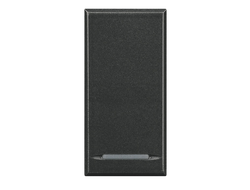 Bticino HS4915 Клавиша 1 модуль Axolute, антрацит