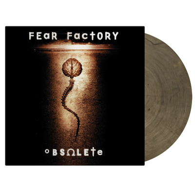 Fear factory - Obsolete LP Clear & Black Marbled