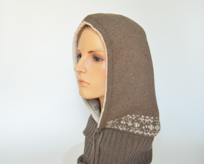 Vizio Италия капюшон 4417 коричневый