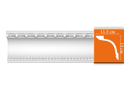 Плинтус потолочный из полиуретана DECOMASTER DT-88107