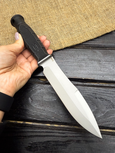 Тактический нож Нерпа-2 сталь AUS6, рукоять резина, ножны ABS