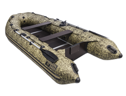 Моторная лодка Ривьера 3400 СК Компакт камуфляж камыш