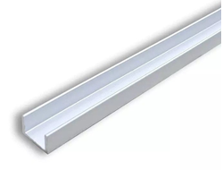 Планка торцевая П-образная, для стеновых панелей толщиной 4мм L-600мм. АЛЮМИНИЙ