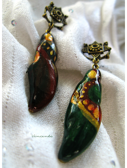 Серьги в индийском стиле "Принцесса Шанти"