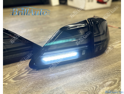 Стопы Lexus RX 2009-2015 черные с анимацией