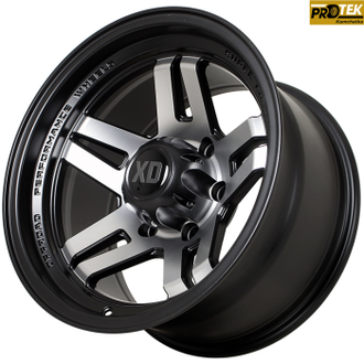 Комплект дисков R16 9,0J ET-30 6*139,7 Sakura Wheels R3917 Черный с полировкой (№ 333)