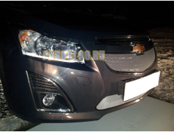 Защита радиатора Chevrolet Cruze 2013- chrome низ