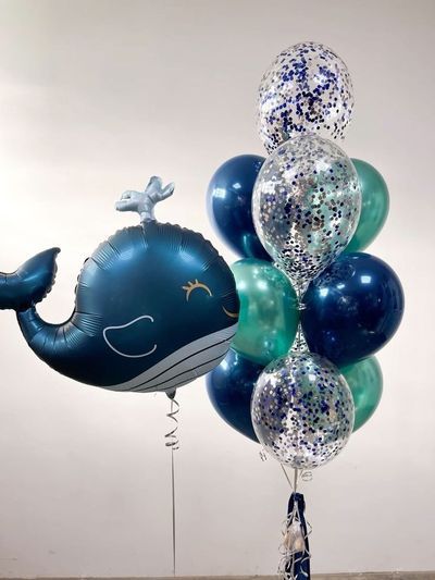 Сет из гелиевых шаров &quot;Синий кит&quot;