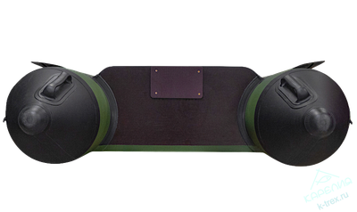 Лодка ПВХ Мастер Лодок Аква 3200С Слань-книжка Зелёный / Чёрный