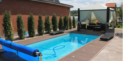 Композитный бассейн 6,12 х 3 х 1,68 "Корсика" Franmer