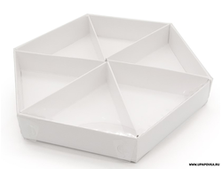Коробка для орехов Белая (200 х 170 х 30 мм)