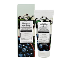 Пенка для умывания  с экстрактом черники и ягоды асаи Real Fresh Blueberry & Acai berry Foam Cleanser,100мл