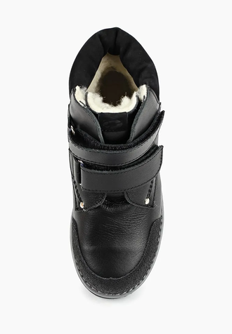 Ботинки "Tapiboo" натуральная кожа/шерсть ,  черный, арт:23013 "Стокгольм", размеры:31;32;34