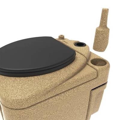 Туалет торфяной Rostok Эко песочный гранит