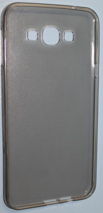 Защитная крышка силиконовая Samsung Galaxy A8, черная