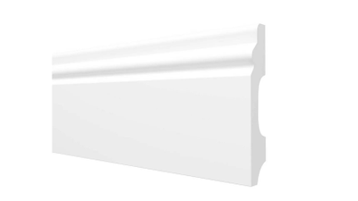 Напольный плинтус Decor-Dizayn DD27, для покраски, влагостойкий, ударопрочный, 2 метра