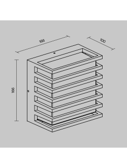 Настенный светильник (бра) Downing Street, O020WL-L10B3K