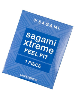 746/1 Презервативы Sagami, extreme, feel fit, гладкие, 19 см, 5,1 см, 1 шт.